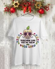 Teacher life got me feeling un Poco Loco Premium Fit Mens Tee lifestyle-holiday-crewneck-front-2