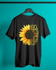 I was born to be a Teacher Classic T-Shirt lifestyle-mens-crewneck-front-3