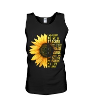 I was born to be a Teacher Unisex Tank thumbnail
