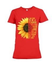 I was born to be a Teacher Premium Fit Ladies Tee thumbnail
