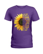I was born to be a Teacher Ladies T-Shirt thumbnail
