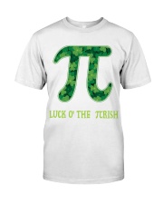 Math Teacher - Luck of the Pirish Classic T-Shirt front