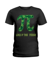 Math Teacher - Luck of the Pirish Ladies T-Shirt thumbnail