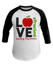 Preschool Teacher - Teaching tiny humans Baseball Tee thumbnail