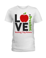 Preschool Teacher - Teaching tiny humans Ladies T-Shirt thumbnail