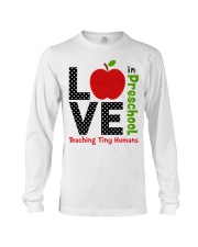 Preschool Teacher - Teaching tiny humans Long Sleeve Tee thumbnail
