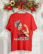 Kentucky Strong Teacher - RedforED Classic T-Shirt lifestyle-holiday-crewneck-front-2