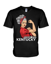 Kentucky Strong Teacher - RedforED V-Neck T-Shirt thumbnail