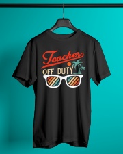 TEACHER OFF DUTY Classic T-Shirt lifestyle-mens-crewneck-front-3