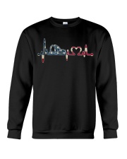 Firefighter - American Crewneck Sweatshirt thumbnail