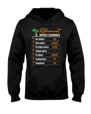 Nurse - Retirement Weekly Schedule Hooded Sweatshirt thumbnail