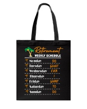 Nurse - Retirement Weekly Schedule Tote Bag thumbnail