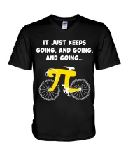 Pi Day - It just keeps going V-Neck T-Shirt thumbnail