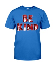 SPEDUCATOR - BE KIND - RED PLAID Premium Fit Mens Tee thumbnail