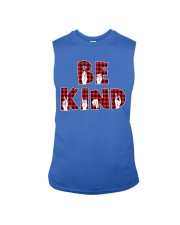SPEDUCATOR - BE KIND - RED PLAID Sleeveless Tee thumbnail
