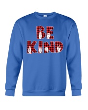 SPEDUCATOR - BE KIND - RED PLAID Crewneck Sweatshirt thumbnail
