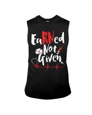 Nurse - RN Earned Not Given Sleeveless Tee thumbnail