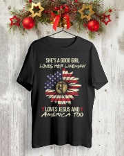 Loves Her Lineman Classic T-Shirt lifestyle-holiday-crewneck-front-2