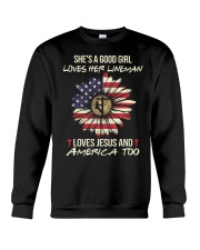 Loves Her Lineman Crewneck Sweatshirt thumbnail