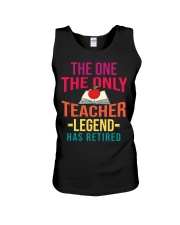 Retired Teacher - Legend Unisex Tank thumbnail