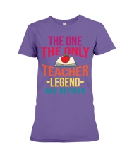 Retired Teacher - Legend Premium Fit Ladies Tee thumbnail