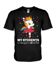 Special ED Teacher - Dancing to a different beat V-Neck T-Shirt thumbnail