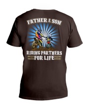 Father and Son - Riding Partners for life V-Neck T-Shirt thumbnail
