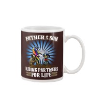 Father and Son - Riding Partners for life Mug thumbnail
