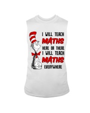 Math Teacher teach everywhere Sleeveless Tee thumbnail