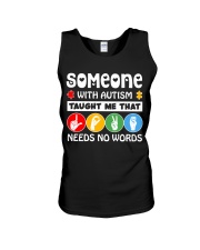 Special Education Teacher - Love needs no word Unisex Tank thumbnail