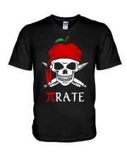 Pirate Teacher V-Neck T-Shirt thumbnail