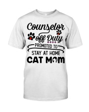 Counselor - Stay at Home Cat Mom Premium Fit Mens Tee thumbnail