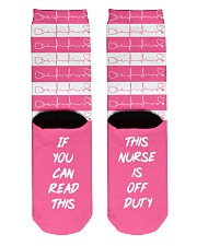 Nurse Off Duty Socks Crew Length Socks back