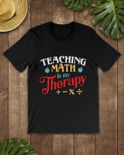 Math Teacher - Teaching Math is My Therapy Classic T-Shirt lifestyle-mens-crewneck-front-18