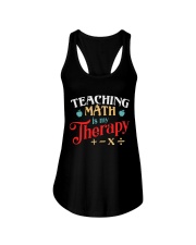 Math Teacher - Teaching Math is My Therapy Ladies Flowy Tank thumbnail