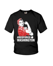 RED for ED - Teacher Strong Washington Youth T-Shirt thumbnail