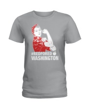 RED for ED - Teacher Strong Washington Ladies T-Shirt thumbnail