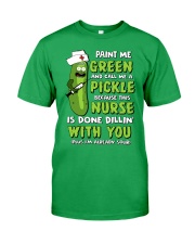 Nurse - Paint Me Green Classic T-Shirt front