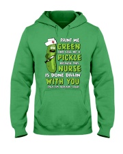 Nurse - Paint Me Green Hooded Sweatshirt thumbnail