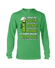 Nurse - Paint Me Green Long Sleeve Tee thumbnail