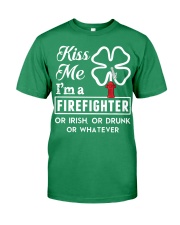 Firefighter - Kiss Me Premium Fit Mens Tee front