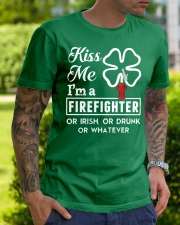 Firefighter - Kiss Me Premium Fit Mens Tee lifestyle-mens-crewneck-front-7