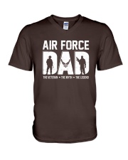 Air Force - Dad V-Neck T-Shirt thumbnail