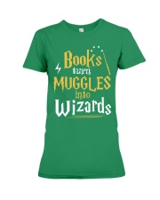 Teacher - Books Wizards Premium Fit Ladies Tee thumbnail