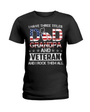 Dad Grandpa - Veteran Rock Them Ladies T-Shirt thumbnail