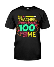 My Teacher Survived 100 Days of Me Premium Fit Mens Tee thumbnail