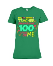 My Teacher Survived 100 Days of Me Premium Fit Ladies Tee thumbnail