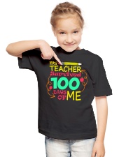 My Teacher Survived 100 Days of Me Youth T-Shirt lifestyle-youth-tshirt-front-2
