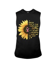 A Girl who kicked Cancers Sleeveless Tee thumbnail