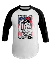 Dog Mom - I'm not like most Women Baseball Tee thumbnail